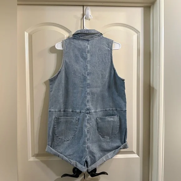 Free People x One Teaspoon Hendrixe Mini Braxton Jumpsuit Size Medium - Picture 6 of 9